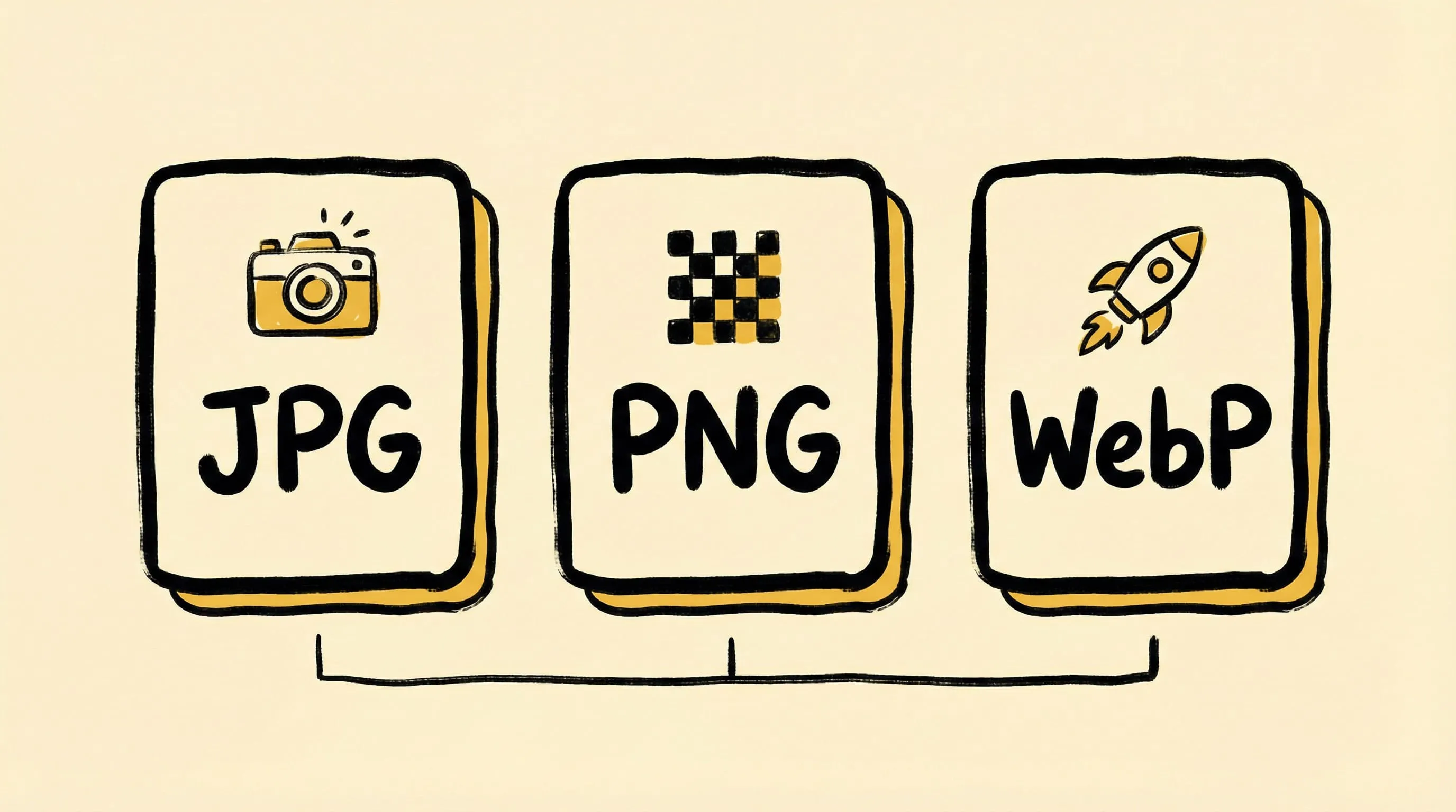 Zipic format conversion options showing JPEG, WebP, AVIF, HEIC, PNG, and JPEG-XL